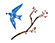 Bird, Branch, Berries